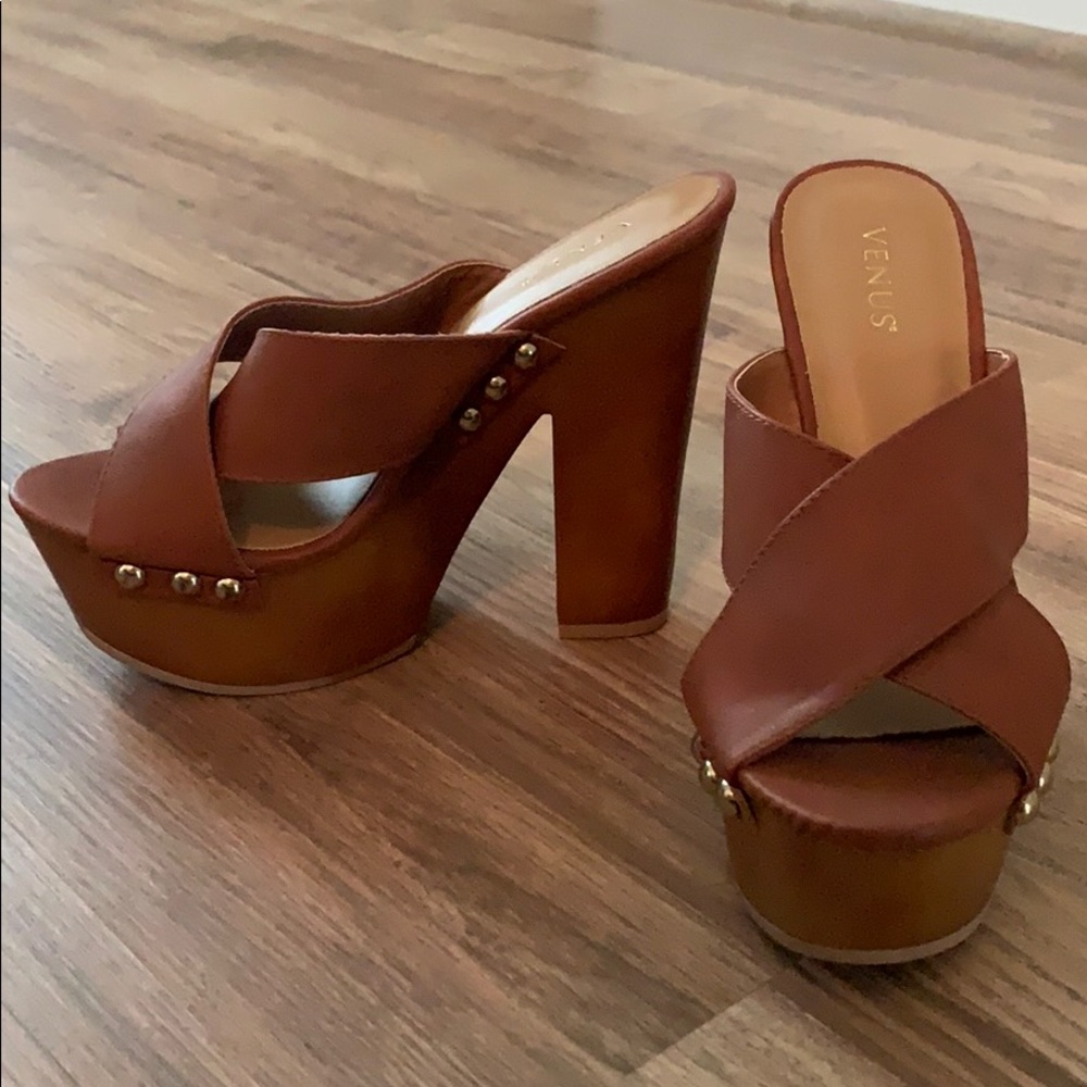 Brown heels